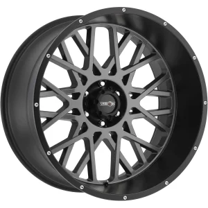 Vision Wheel Off-Road – 412 ROCKER – Gunmetal – 20″x10″ -25mm – All weather Wheels – 412-20073ABL-25